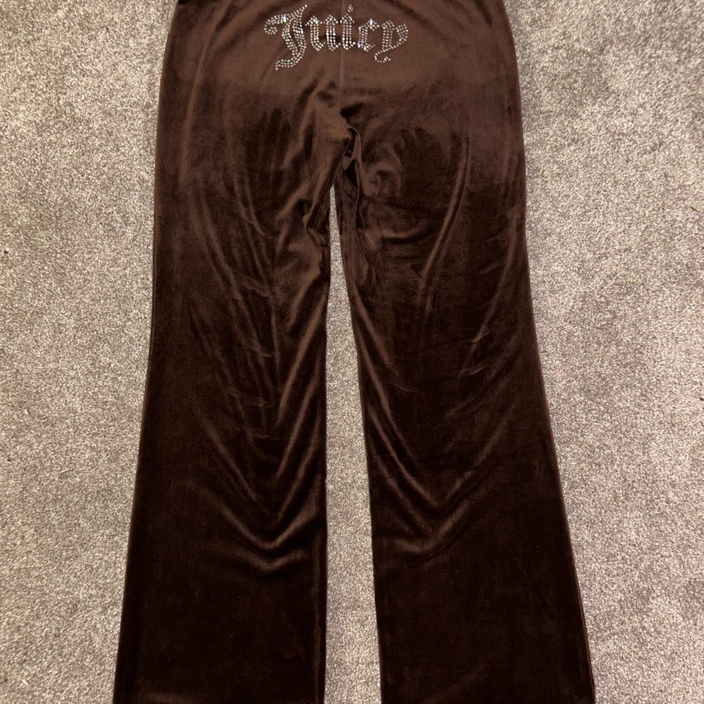 Juicy Couture Brown Velour Pants